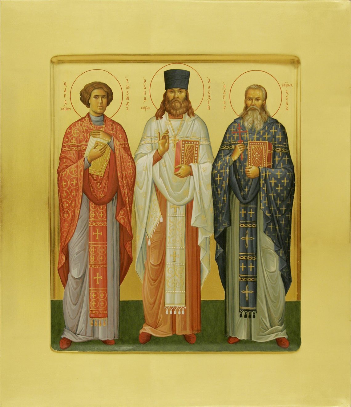Sshchmchch. Oleksandr Malynovskyy Oleksiy Budrin i Lev YErshov presvitery